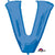 Letter V - Anagram - Blue 34″ Balloon