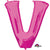 Letter V - Anagram - Pink 34″ Balloon