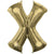 White Gold Letter X 34″ Balloon