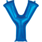 Blue Letter Y 34″ Balloon