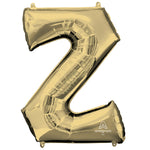 White Gold Letter Z 34″ Balloon