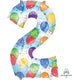 Number 2 - Anagram - Balloons & Streamers 34″ Balloon