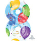 Number 8 - Anagram - Balloons & Streamers 34″ Balloon