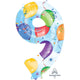 Number 9 - Anagram - Balloons & Streamers 34″ Balloon