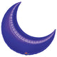 Crescent Moon - Purple (3 Pk) 35″ Balloon (3 count)