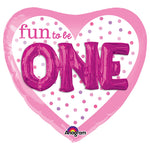 Fun To Be O-n-e Girl 36″ Balloon