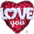 Love Hearts & Dots 36″ Balloon