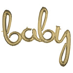 39″ Script Phrase BABY White Gold (air-fill Only)