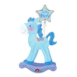 Blue Rocking Horse Airwalkers 50″ Balloon