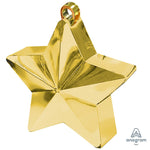 6 Oz. Balloon Star Weight - Gold Balloon Weights