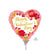 Happy Valentine's Day Floral Wreath Mini Shape (air-fill Only) 9″ Balloon