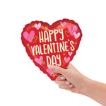 Happy Valentine's Day Sketched Impressions (air Fill Only) 9″ Balloon