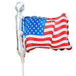 American Flag Mini Shape 14" Balloon (air-fill requires heat sealing)