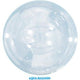 Aqua Balloons (Clear) - Medium 16" - Pack of 10 Plastic Balloon