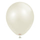 Aura Ivory White 12″ Latex Balloons (50 count)