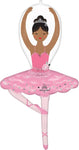 Ballerina Girl 43″ Foil Balloon by Anagram from Instaballoons