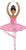 Ballerina Girl 43″ Foil Balloon by Anagram from Instaballoons