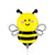 Bee Mini Shape (air-fill Only) 14″ Balloon