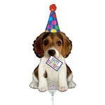 Birthday Puppy Mini Shape (air-fill Only) 14″ Balloon