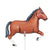 Brown Horse Mini Shape (air-fill Only) 14″ Balloon