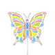 Pastel Butterfly Mini Shape (air-fill Only) 14″ Balloon