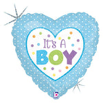 Baby Boy Dots 18″ Balloon