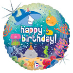 Birthday Ocean 18″ Balloon