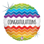 Chevron Congratulations 18″ Balloon