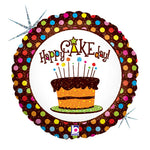 Chocolate Birthday Cake 18″ Balloon