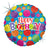 Happy Birthday Dots 18″ Holographic Balloon