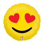 Emoji Hearts 18″ Balloon