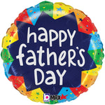 Father's Day Bursting Colors 18″ Balloon