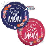 Floral Best Mom 18″ Balloon