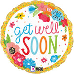 Get Well Floral 18″ Balloon