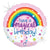 Glitter Magical Rainbow Birthday 18″ Balloon