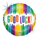 Good Luck Vertical Stripes 18″ Balloon