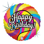 Lollipop Birthday 18″ Balloon