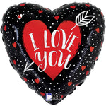 Love You Heart Arrow 18″ Balloon