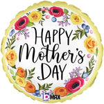 Mother's Day Floral Wreath 18″ Balloon