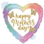 Opal Mother's Day Butterflies 18″ Balloon