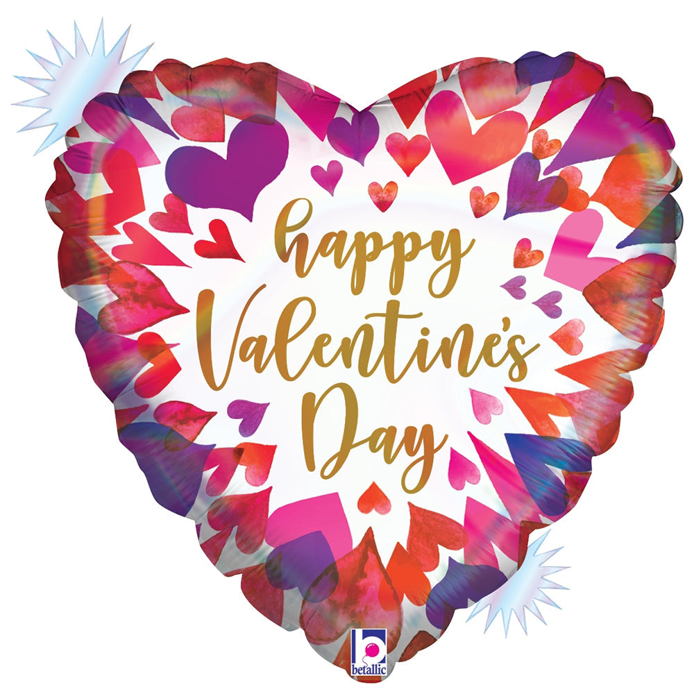 Opal Ombre Valentine 18" Foil Balloon Opal Ombre Valentine 18" Foil Balloon