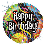 Party Streamers Happy Birthday 18″ Balloon