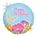Pastel Butterfly Birthday 18″ Balloon