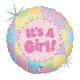 Patchwork Baby Girl 18″ Balloon