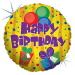 Presents And Balloons Birthday 18″ Balloon