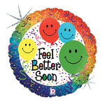Smile! Feel Better Soon 18″ Balloon