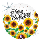 Sunny Sunflowers Birthday 18" Foil