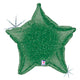 Green Holographic Star 21″ Balloon