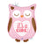It's A Girl Baby Owl 26″ Balloon