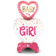 Standups Baby Girl Hearts 28″ Balloon